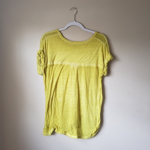 Yellow Free People Beach Tee - Picture 2 of 4